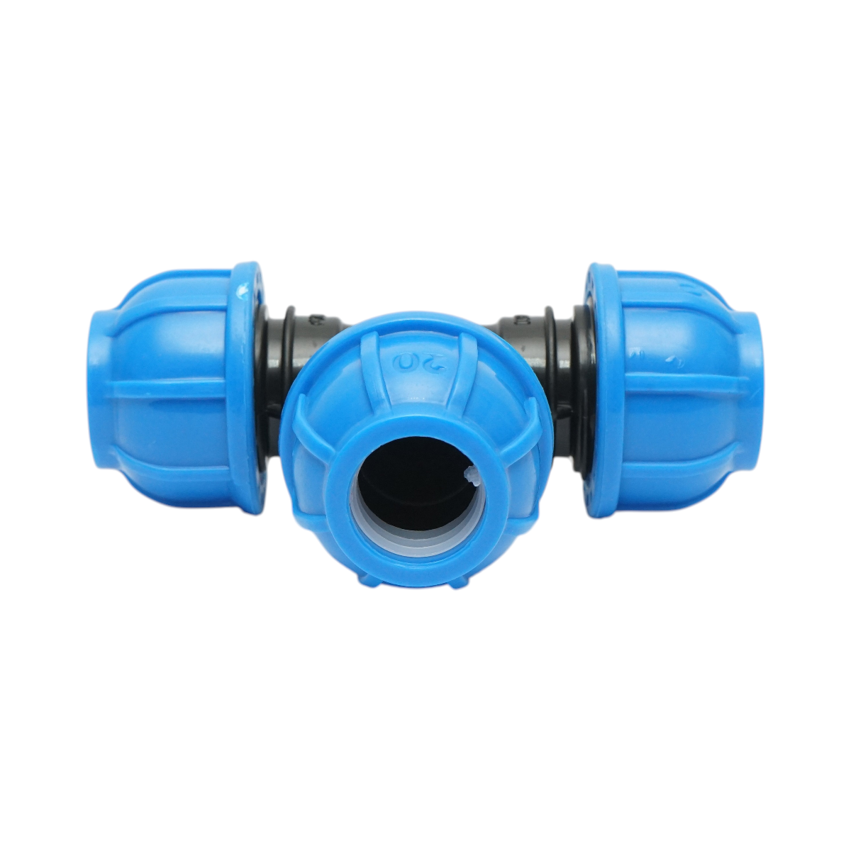 Teu compresiune egal 20x20x20mm PN16 pentru sisteme de irigatii - imagine 3