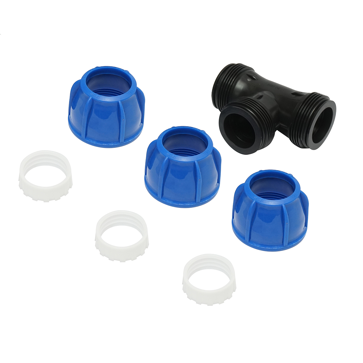 Teu compresiune egal 50x50x50mm PN16 pentru sisteme de irigatii - imagine 4