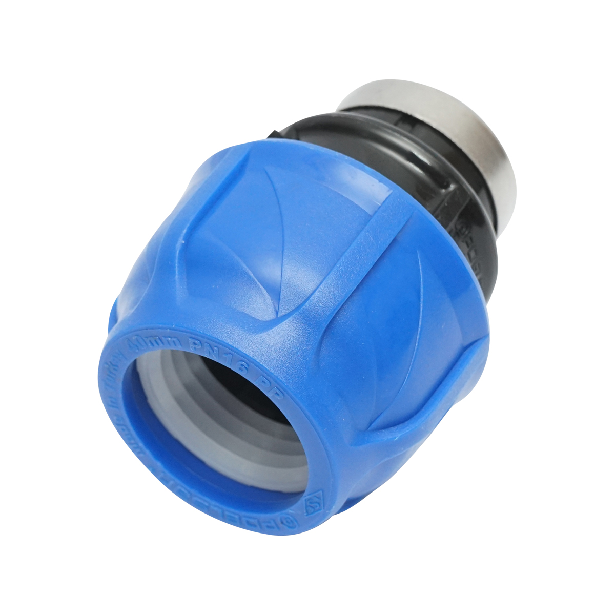 Racord compresiune cu filet interior D40mmx1 toll, PN16 pentru sisteme irigatii - imagine 3