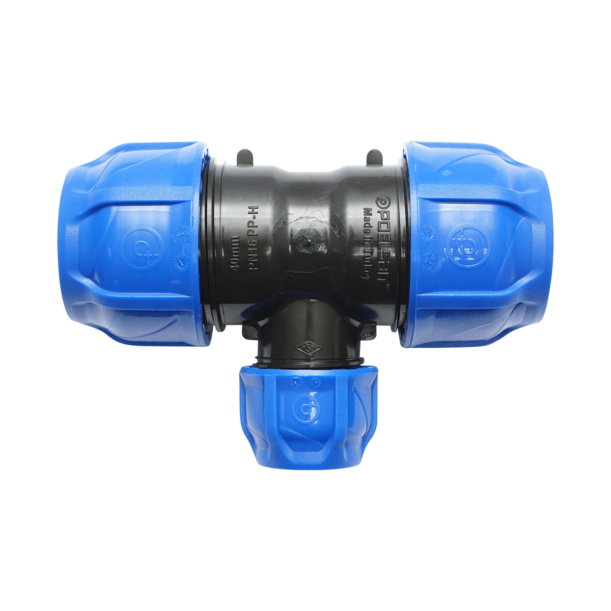 Teu compresiune D40x25x40mm, PN6 pentru sisteme de irigatii - imagine 4