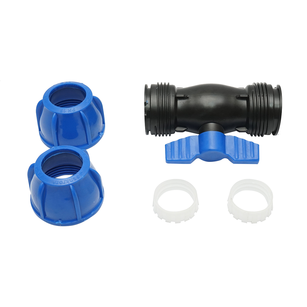 Robinet mufa cu bila compresiune D40x40mm, PN16, pentru sisteme de irigatii - imagine 4