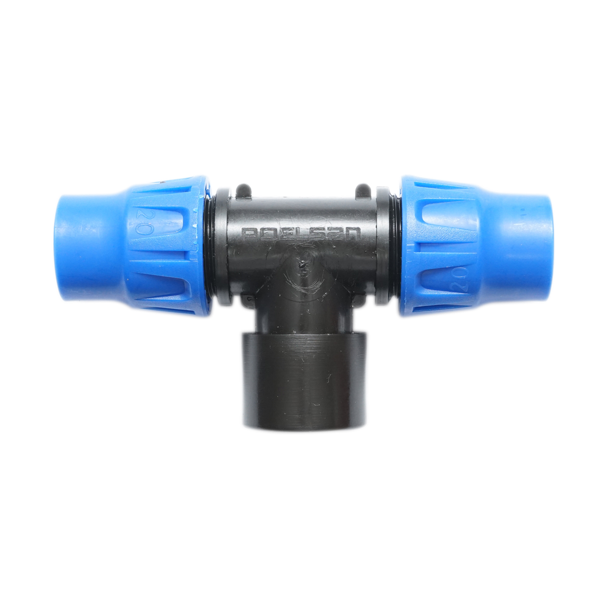 Teu compresiune cu filet interior D20mmx1/2 toll, PN6 pentru sisteme de irigatii - imagine 3