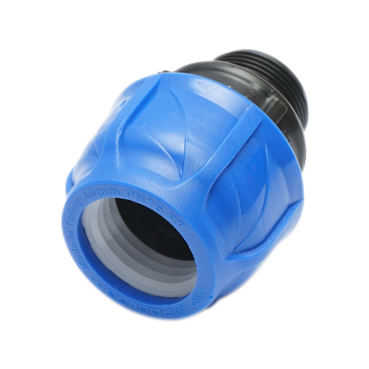 Racord compresiune cu filet exterior D40mmx1-1/4 toll, PN16 pentru sisteme de irigatii - imagine 4