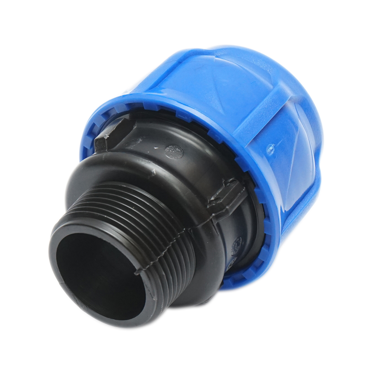 Racord compresiune cu filet exterior D40mmx1-1/4 toll, PN16 pentru sisteme de irigatii - imagine 2