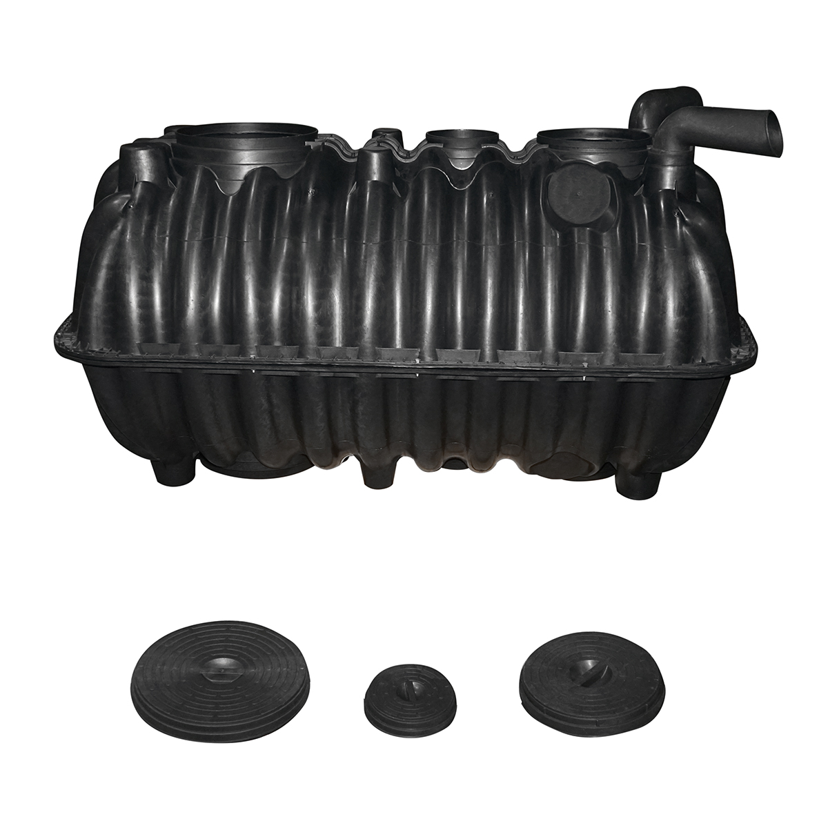 Fosa septica vidanjabila 1500L, tricompartimentata 4-6 persoane, orizontala - imagine 4