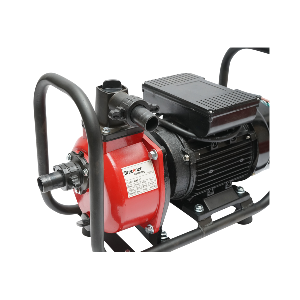 Pompa apa refulare de suprafat 220V, 1.1KW, 6m3/h, 1 tol, inaltime maxima 15m - imagine 5