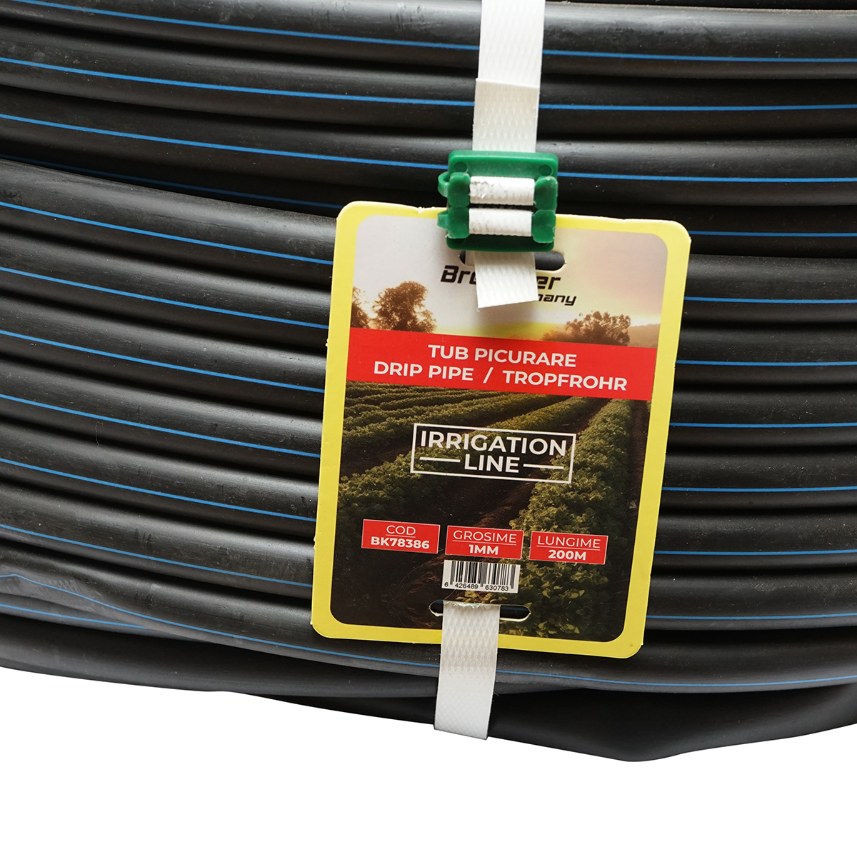 Tub de picurare orb pentru irigatii D16 mm fara gauri 200m Breckner Germany - imagine 3
