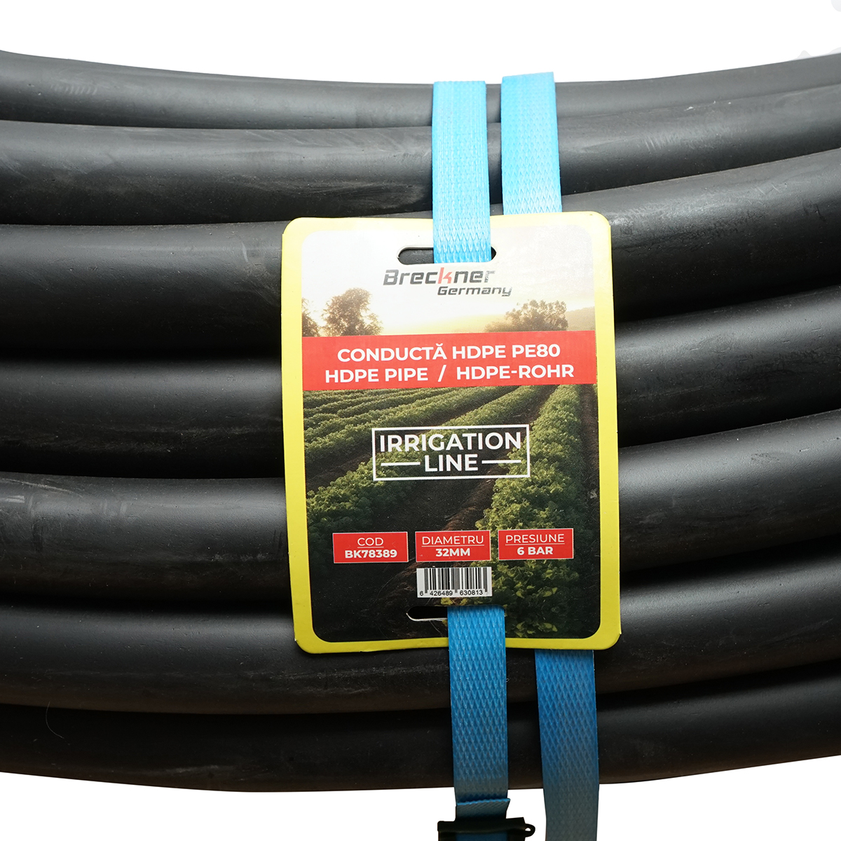 Teava apa PEHD 100M / Rola D32mm max 6 BAR Breckner Germany - imagine 2