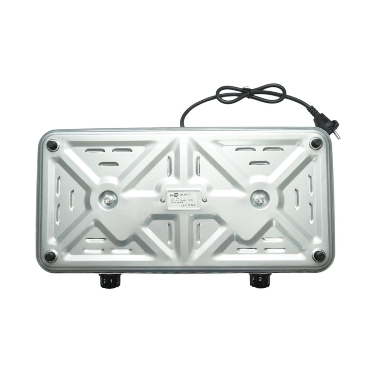 Plita electrica 220V, 2000W cu 2 ochiuri 155mm 470x250x70mm - imagine 4