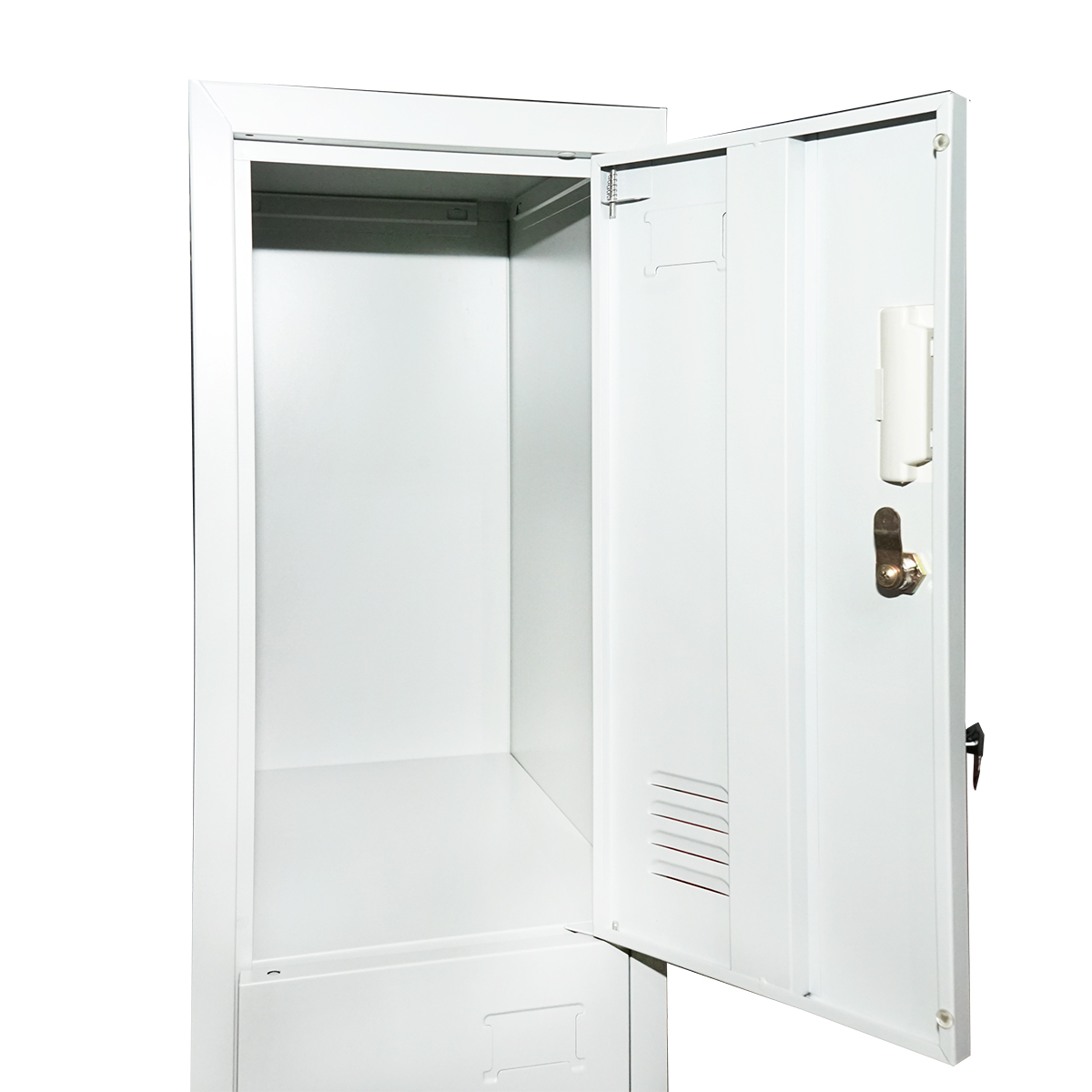 Vestiar, dulap metalic cu 3 usi securizate 1700x300x450mm Breckner Germany - imagine 4