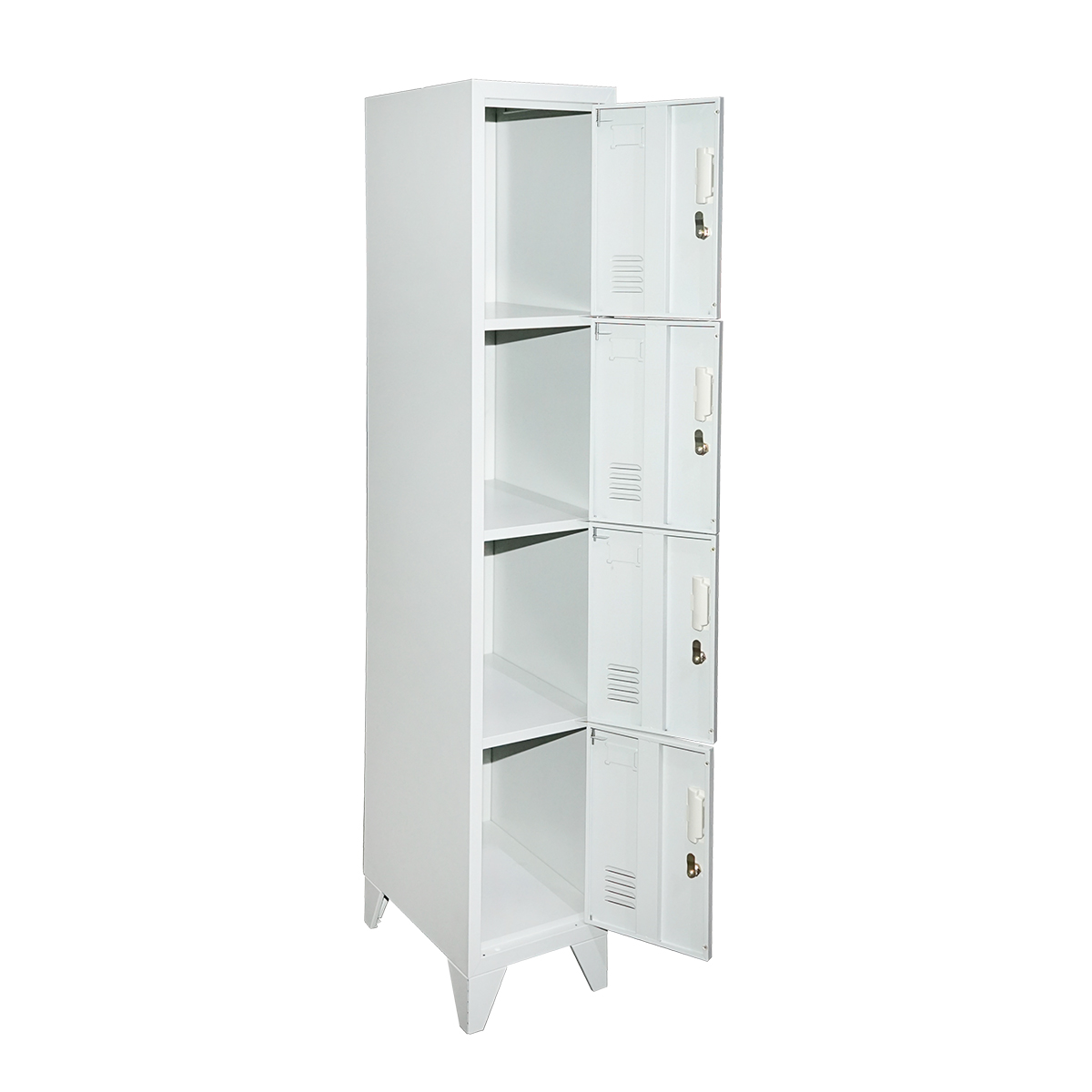 Vestiar, dulap metalic cu 4 usi securizate 1700x300x450mm Breckner Germany - imagine 3