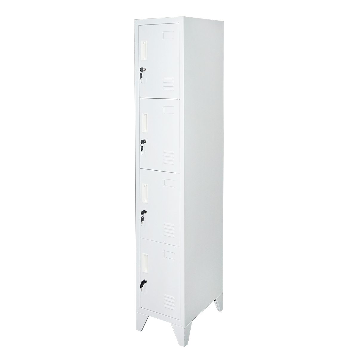 Vestiar, dulap metalic cu 4 usi securizate 1700x300x450mm Breckner Germany