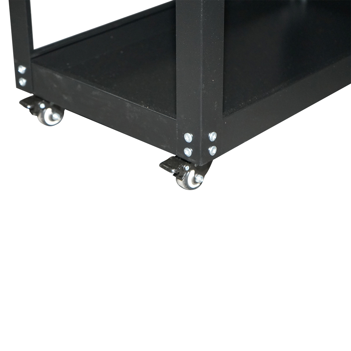 Carucior scule metalic pe roti cu 3 rafturi 750x700x360mm - imagine 3