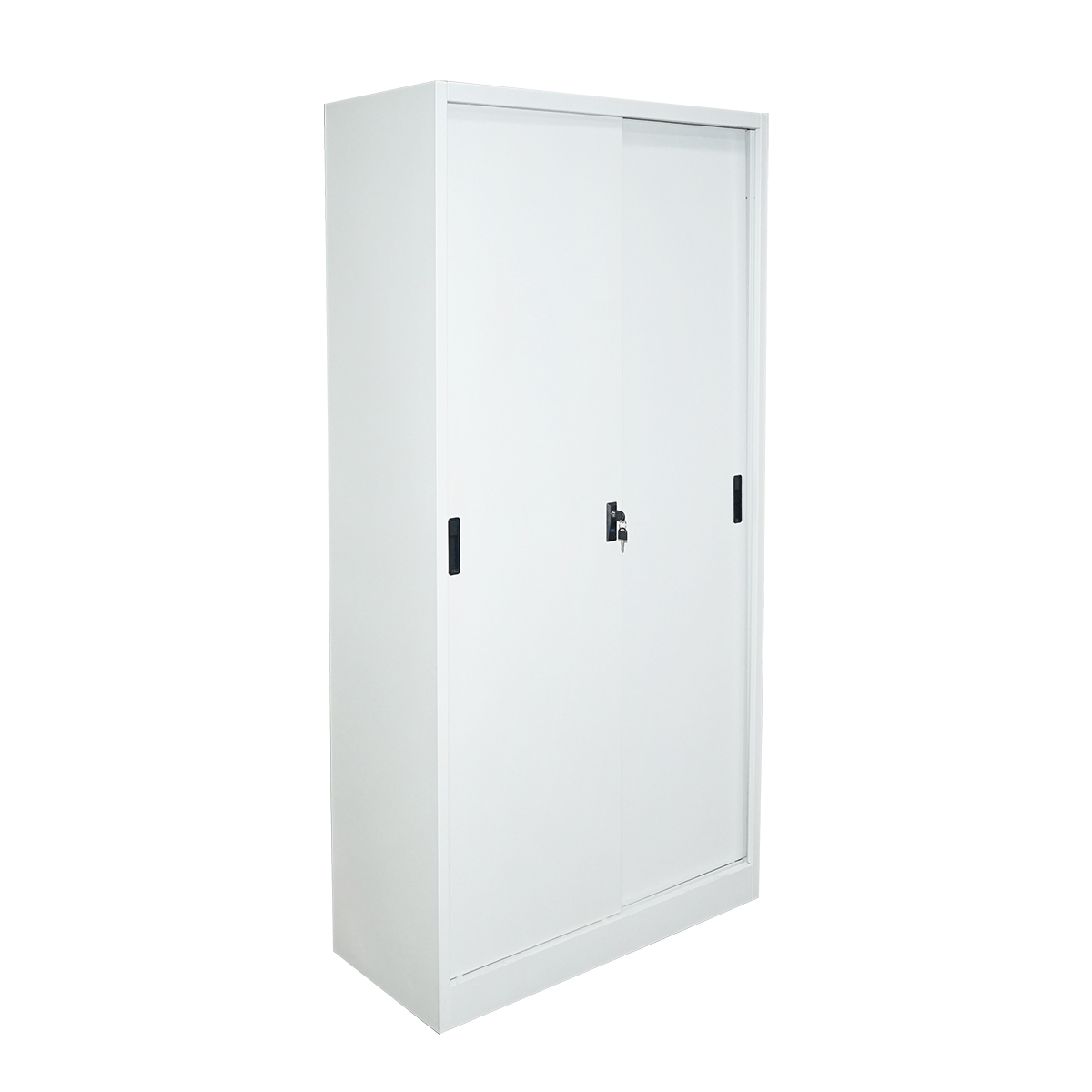 Dulap metalic cu 2 usi culisante securizate si 4 polite 1900x900x400mm - imagine 3