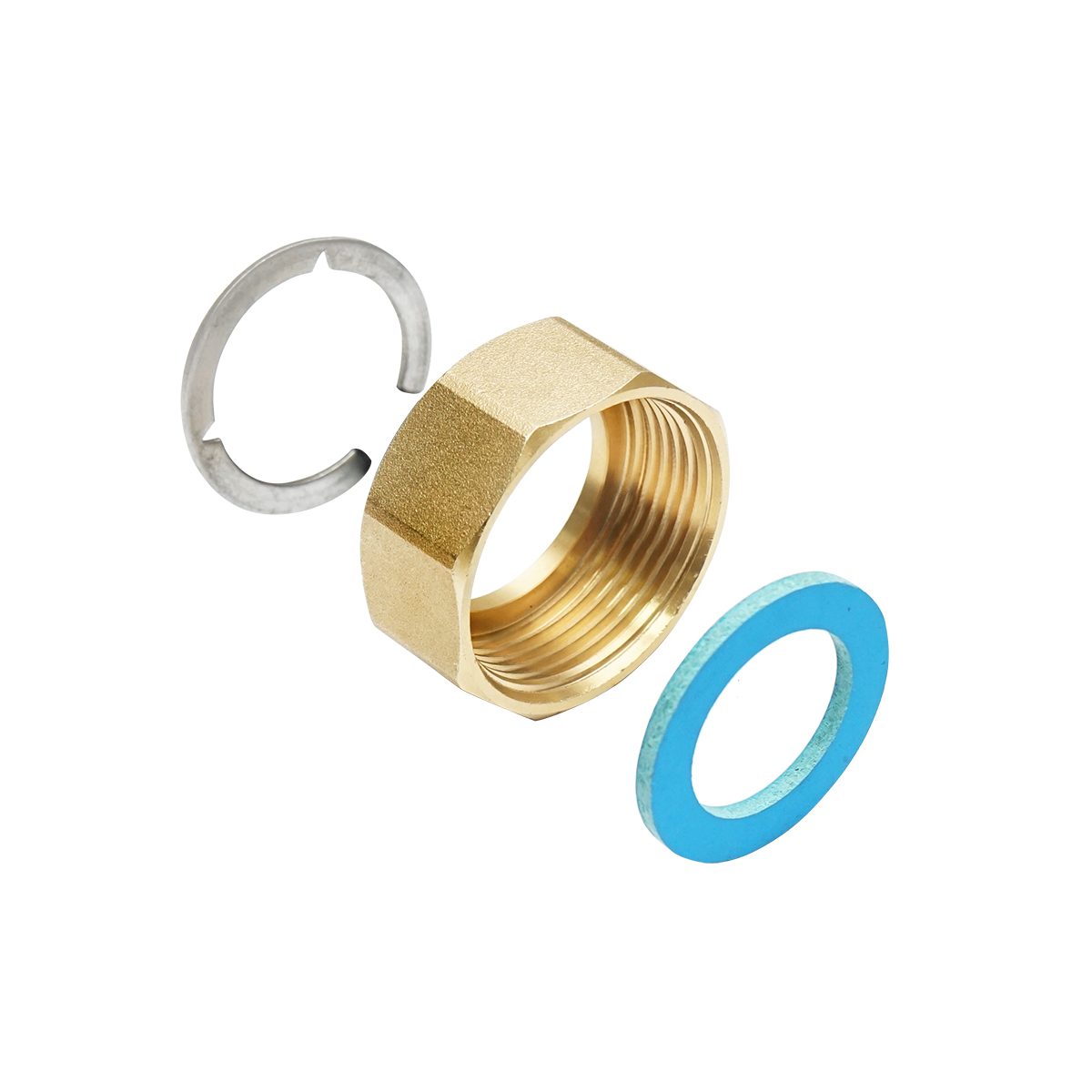 Set racord simplu DN12-1/2 pentru teava flexibila, gofrata inox