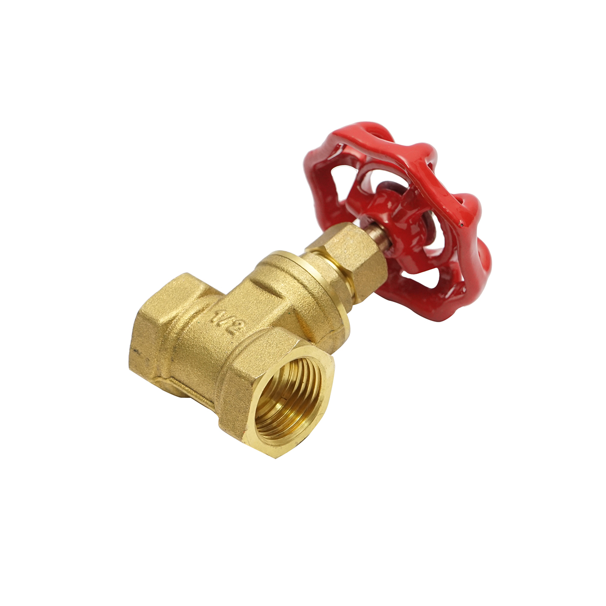 Robinet trecere din bronz 1/2, PN16 cu filet interior - imagine 2