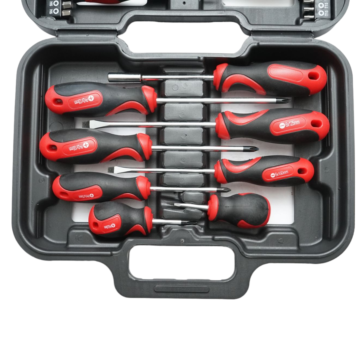 Trusa surubelnite si biti combinate 58 piese Breckner Germany - imagine 3