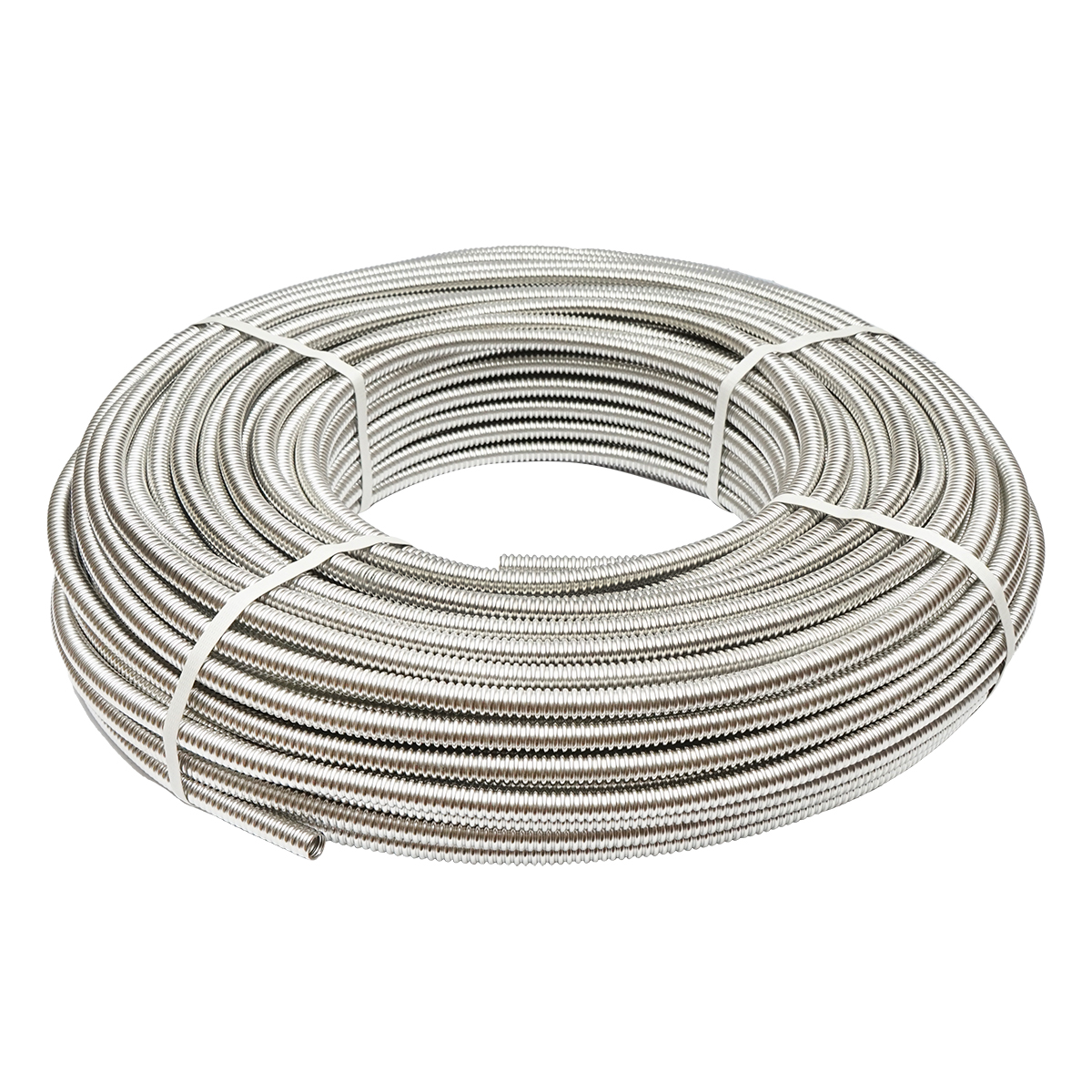 Rola 100m teava inox flexibila, gofrata DN12 pentru instalatii solare rezidentiale