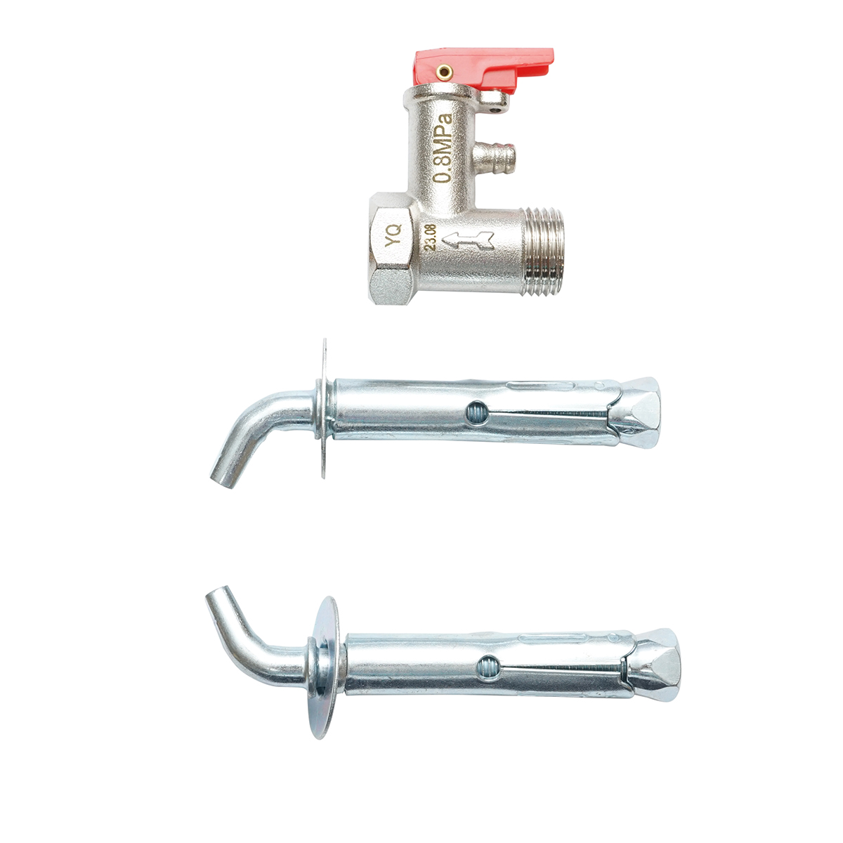 Boiler electric plat 50L, 2000W, IPX4, 854x450x240mm cu montaj vertical pentru apa calda menajera Breckner Germany - imagine 5