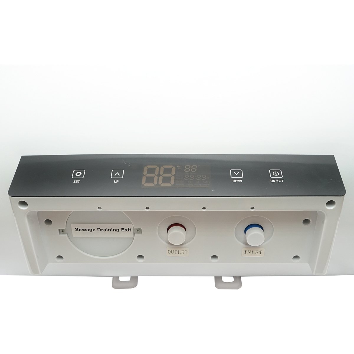 Boiler electric AC/DC, solar/220V, 60L, 2000W, 470x685mm cu montaj orizontal si telecomanda pentru apa calda menajera Breckner Germany - imagine 2