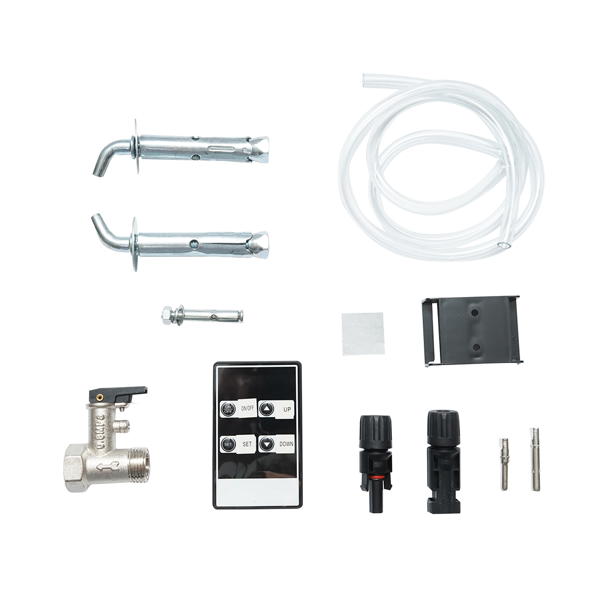 Boiler electric AC/DC, solar/220V, 60L, 2000W, 470x685mm cu montaj orizontal si telecomanda pentru apa calda menajera Breckner Germany - imagine 5