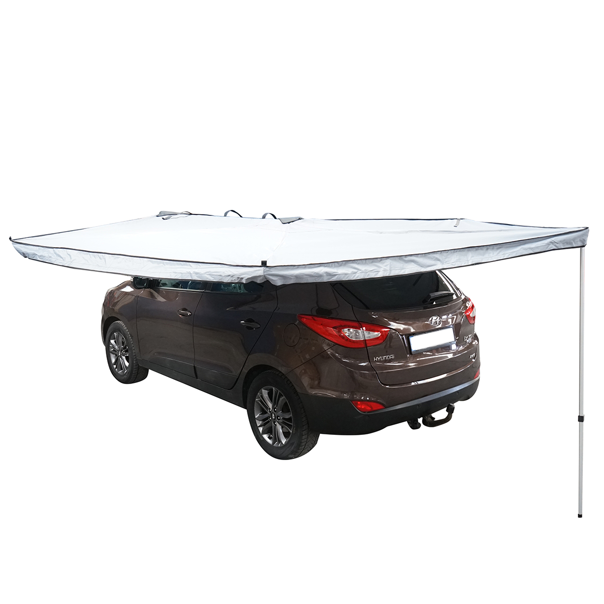 Cort umbrar lateral auto, marchiza 270 grade, pliabil cu prindere pe plafon - imagine 3