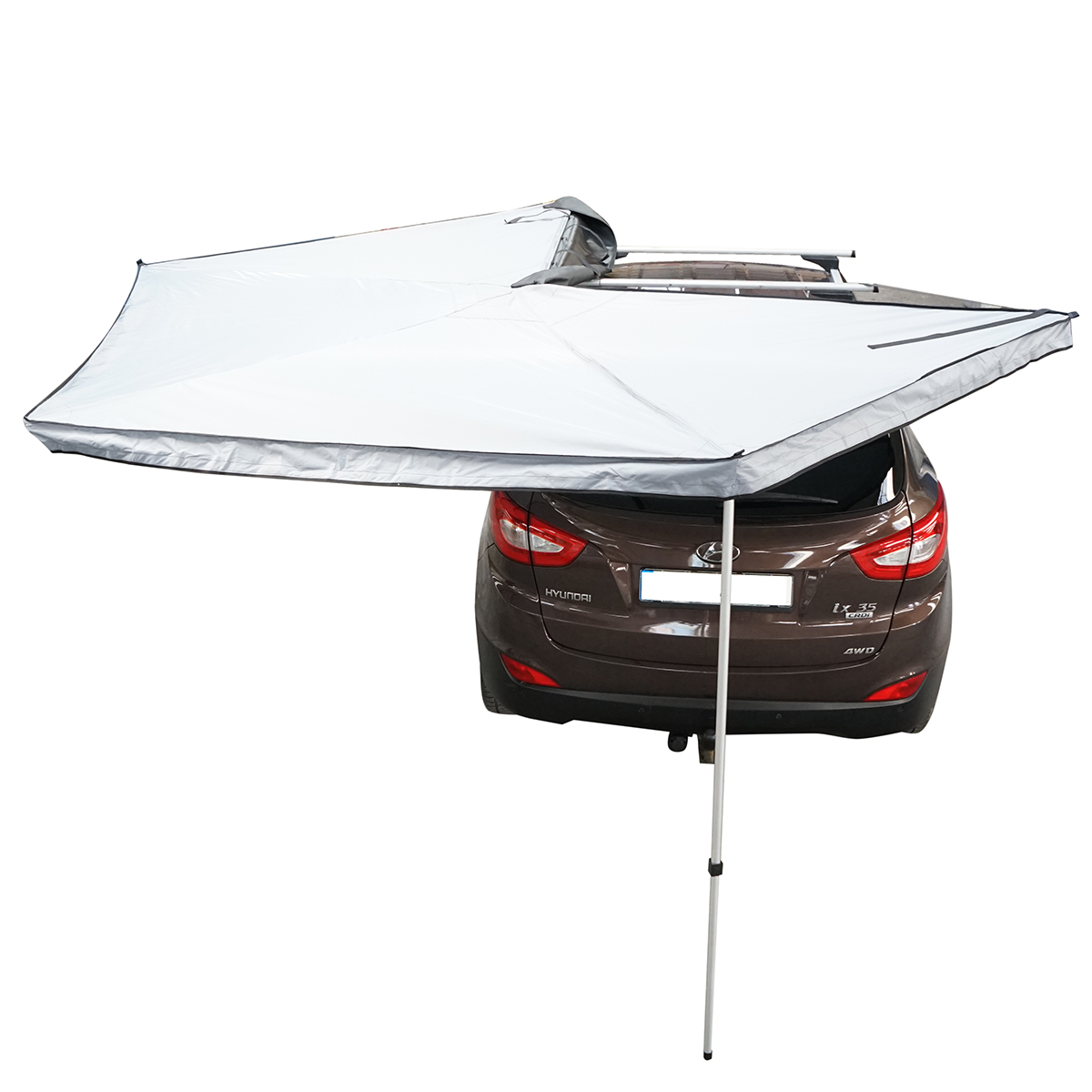 Cort umbrar lateral auto, marchiza 270 grade, pliabil cu prindere pe plafon - imagine 2