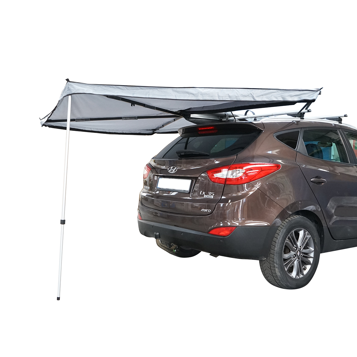 Cort umbrar lateral auto, marchiza 270 grade, pliabil cu prindere pe plafon