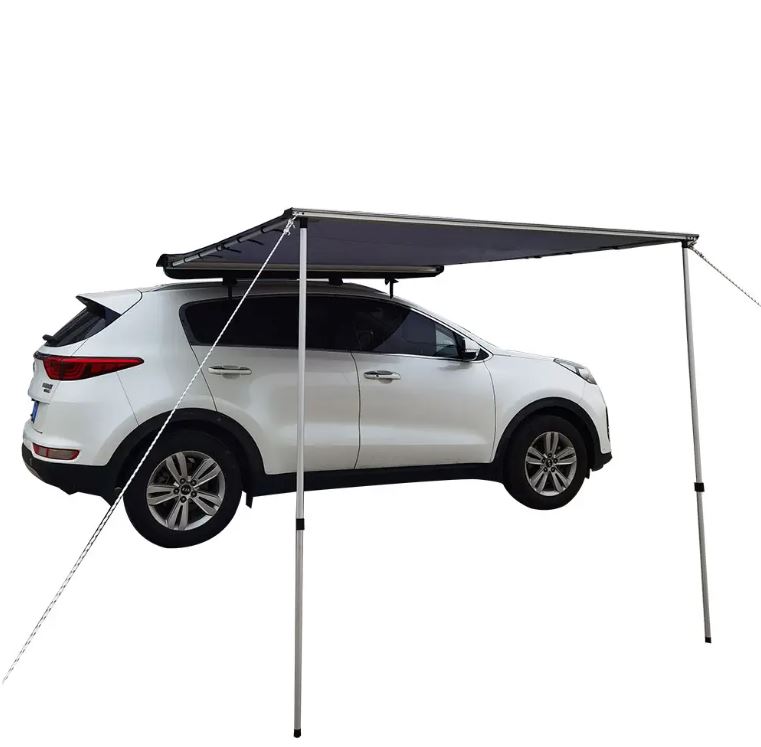 Cort umbrar lateral auto 200x250cm, marchiza, pliabil cu prindere pe plafon - imagine 4