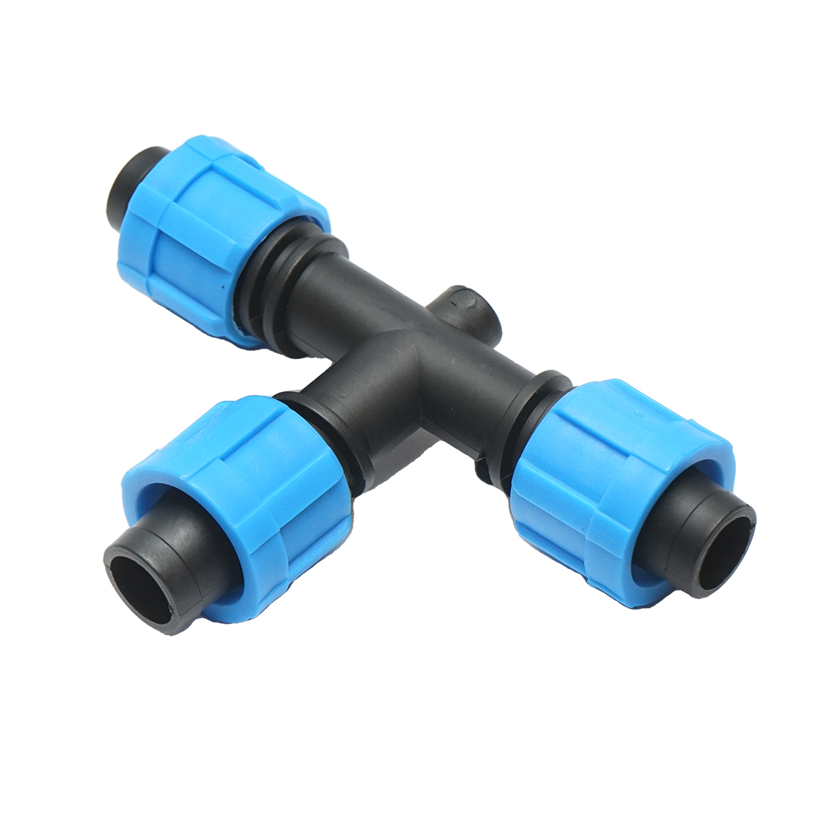 Teu egal conector banda picurare 17x17x17mm pentru sisteme de irigatii - imagine 2