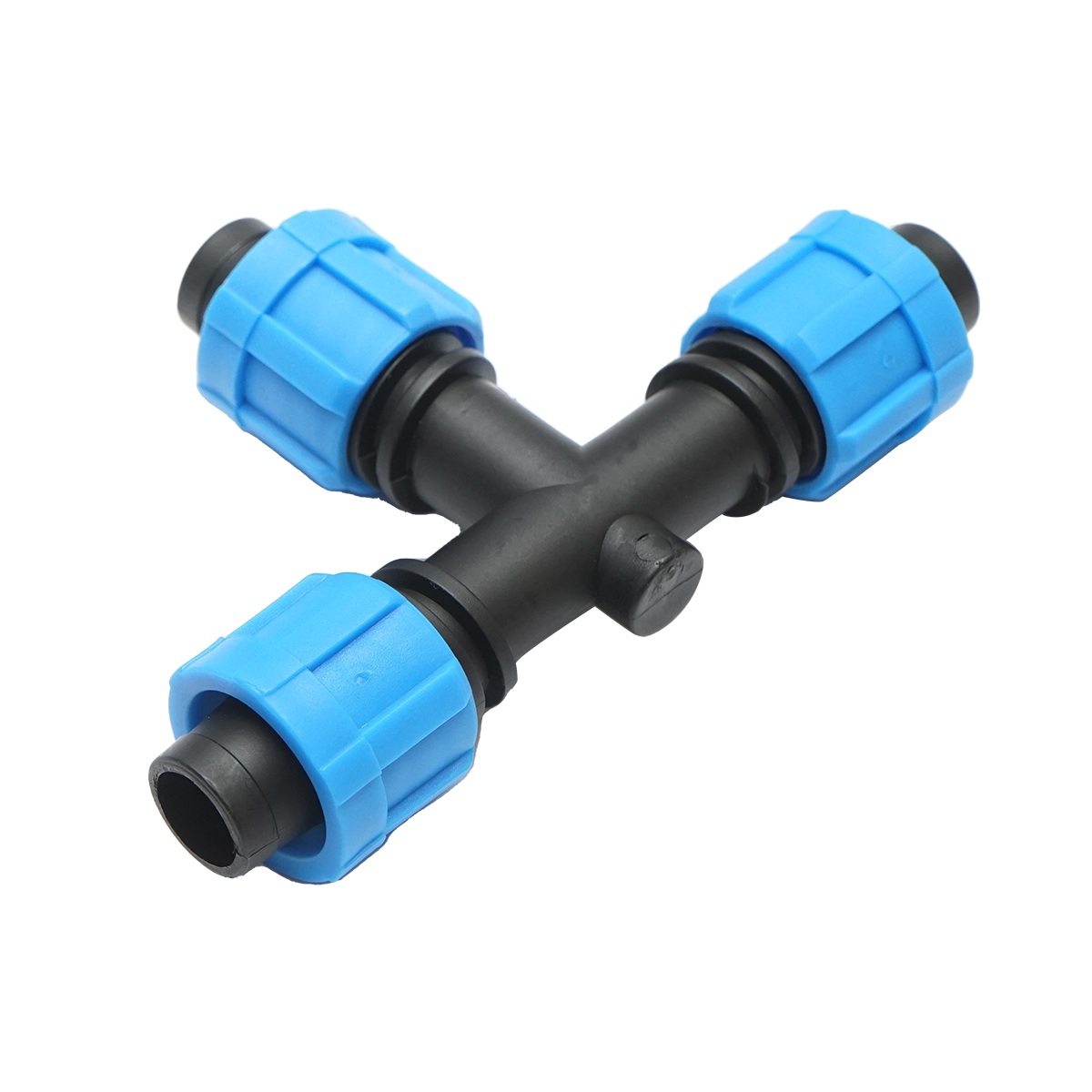 Teu egal conector banda picurare 17x17x17mm pentru sisteme de irigatii - imagine 3