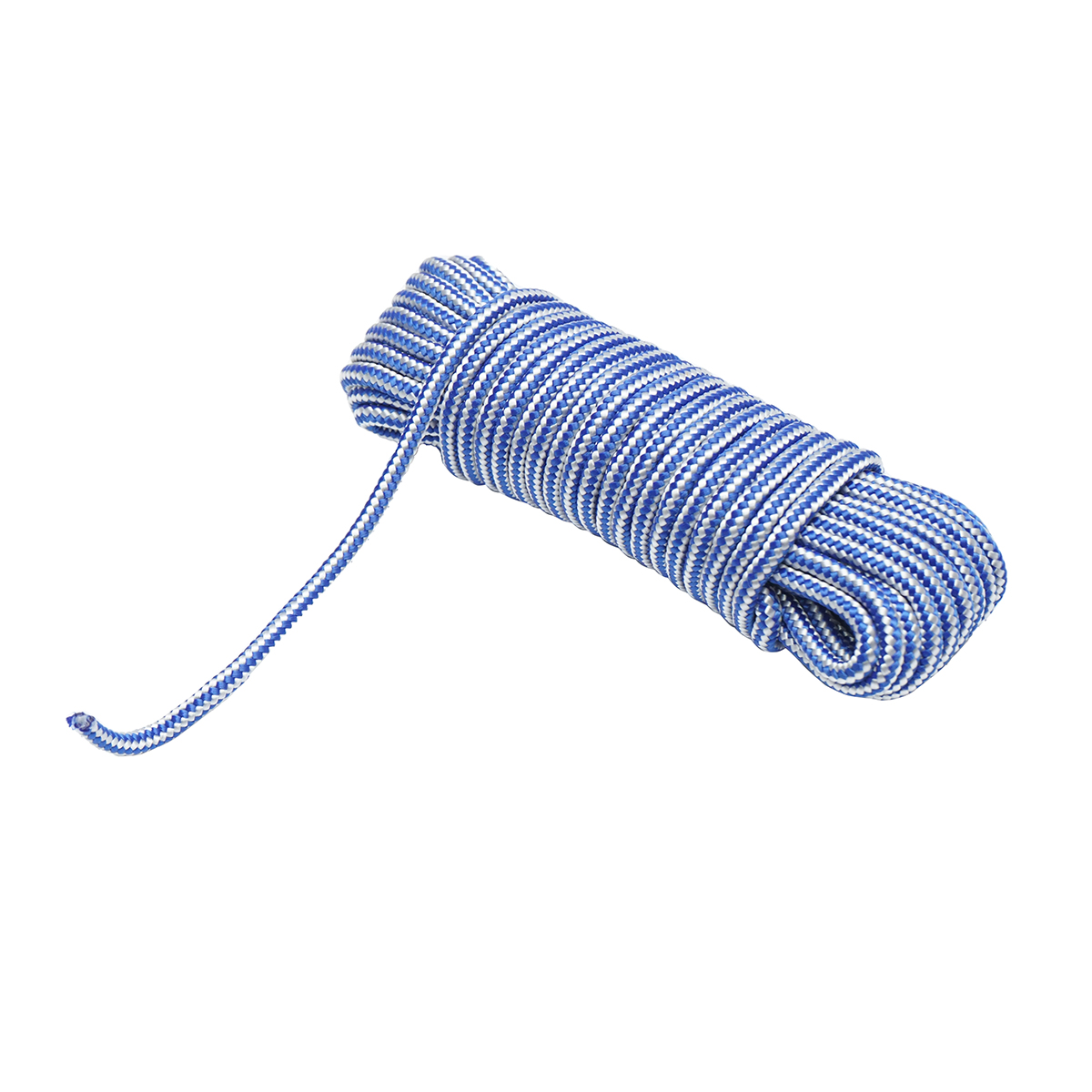 Sfoara PP impletita 5mmx10m, alb/albastru Breckner Germany - imagine 2