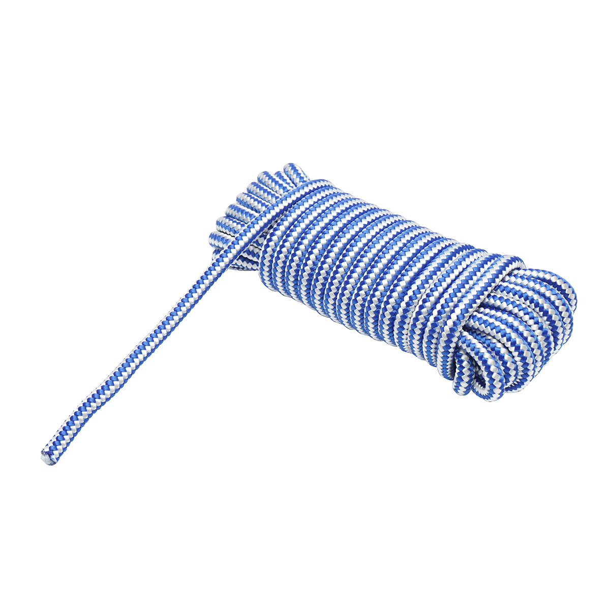 Sfoara PP impletita 10mmx10m, alb/albastru Breckner Germany - imagine 2