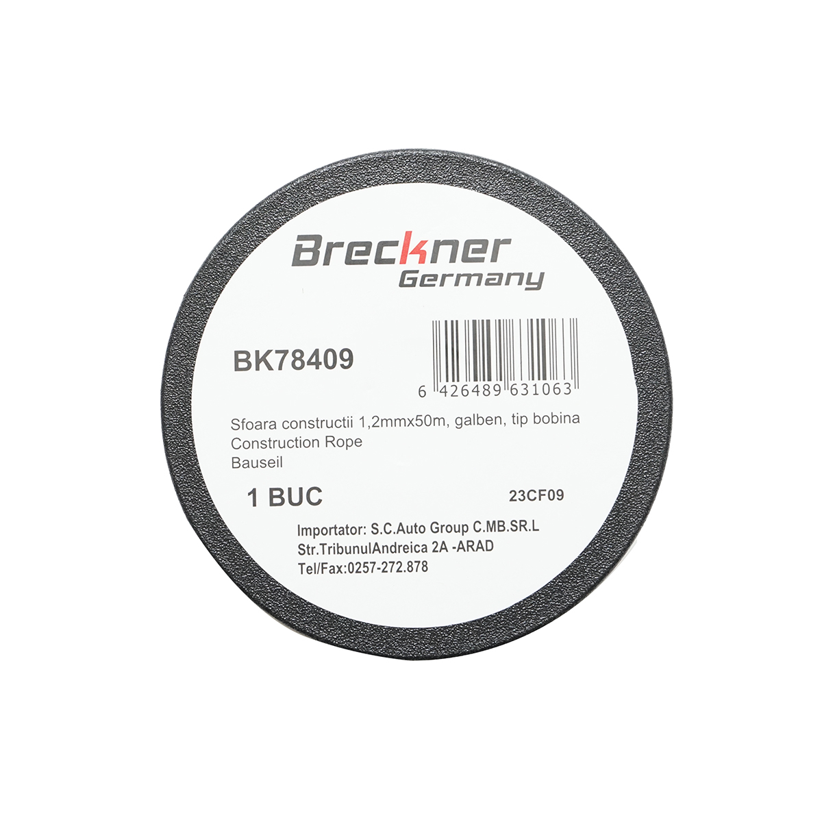 Tambur sfoara galbena pentru zidarie 1.2mmx50m Breckner Germany - imagine 3