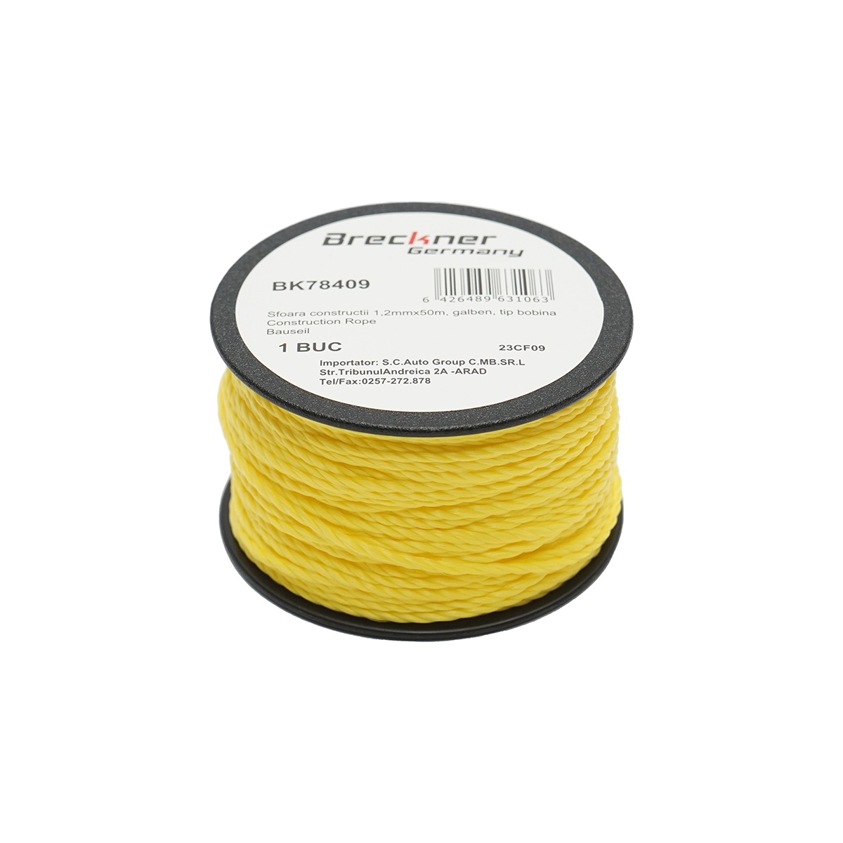 Tambur sfoara galbena pentru zidarie 1.2mmx50m Breckner Germany