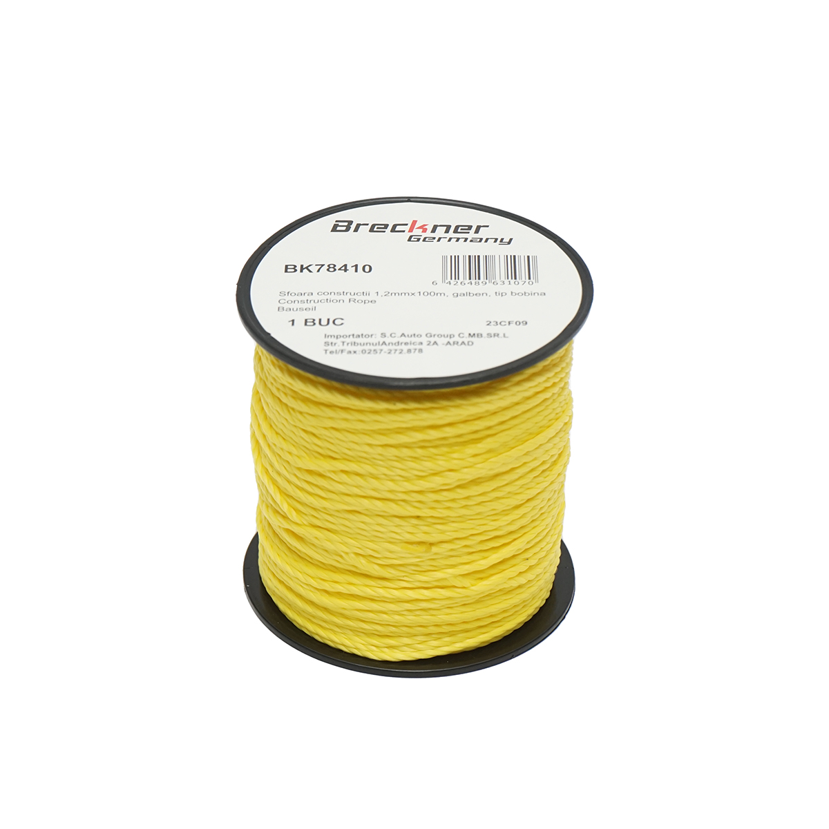 Tambur sfoara galbena pentru zidarie 1.2mmx100m Breckner Germany