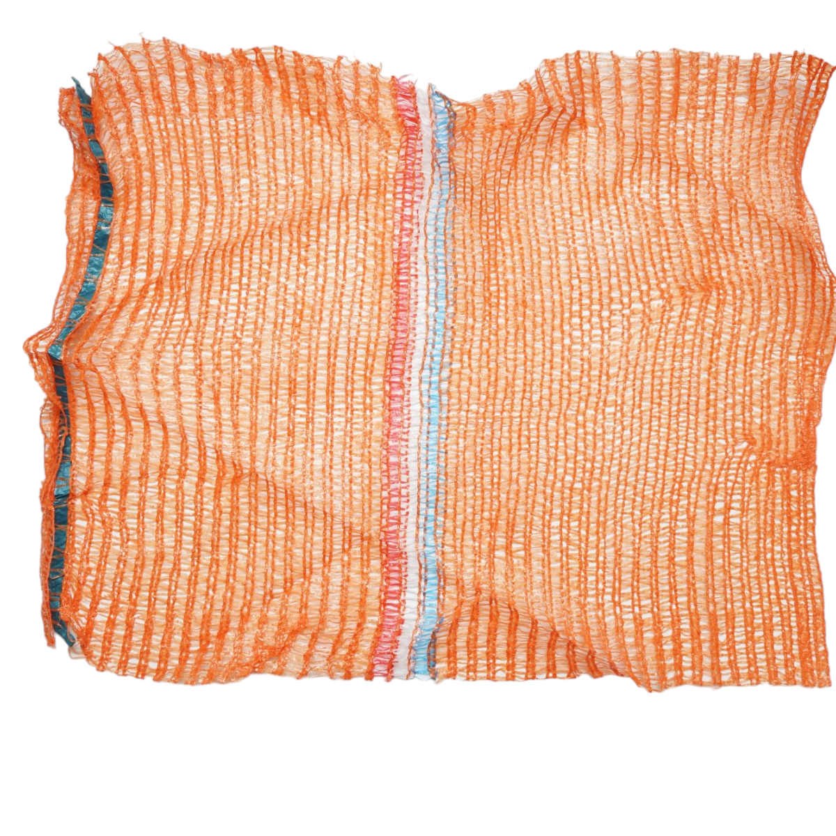 Sac plasa cu maner 330x500mm tip Raschel pentru legume 10Kg portocaliu - imagine 2