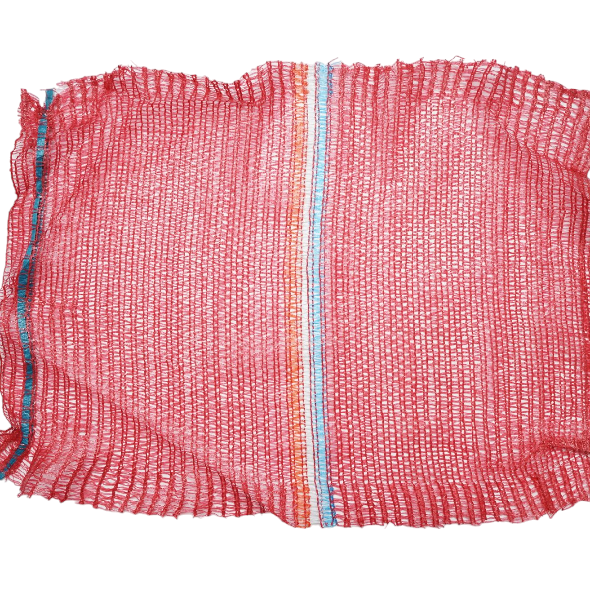 Sac plasa cu maner 600x400mm tip Raschel pentru legume 20Kg rosu - imagine 2