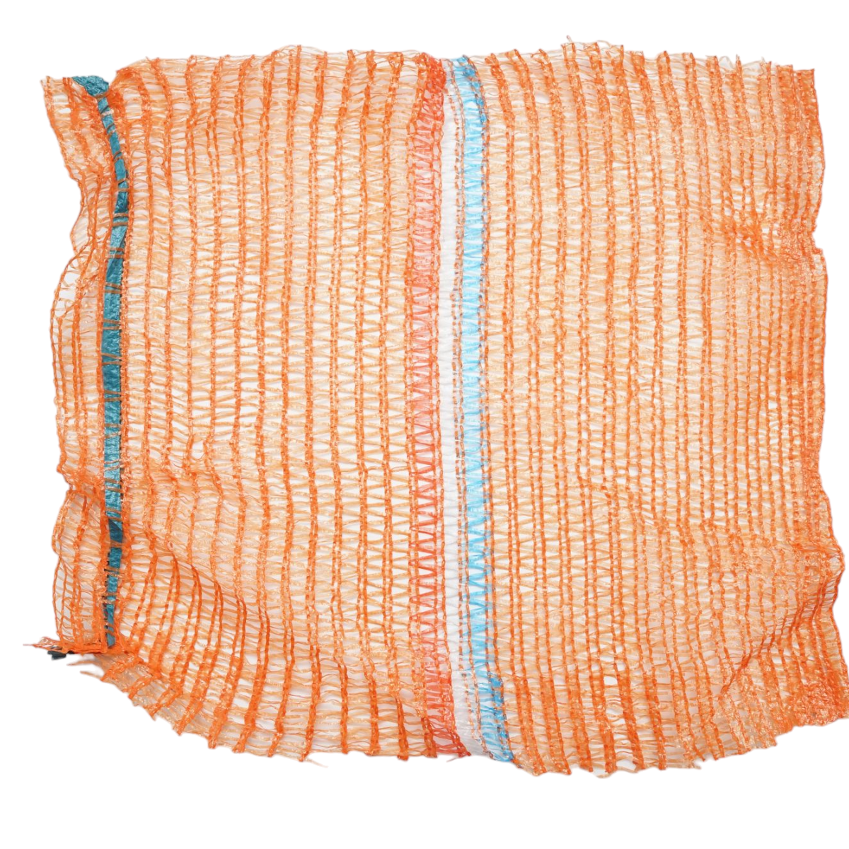 Sac plasa cu maner 270x350mm tip Raschel pentru legume 5Kg portocaliu - imagine 2