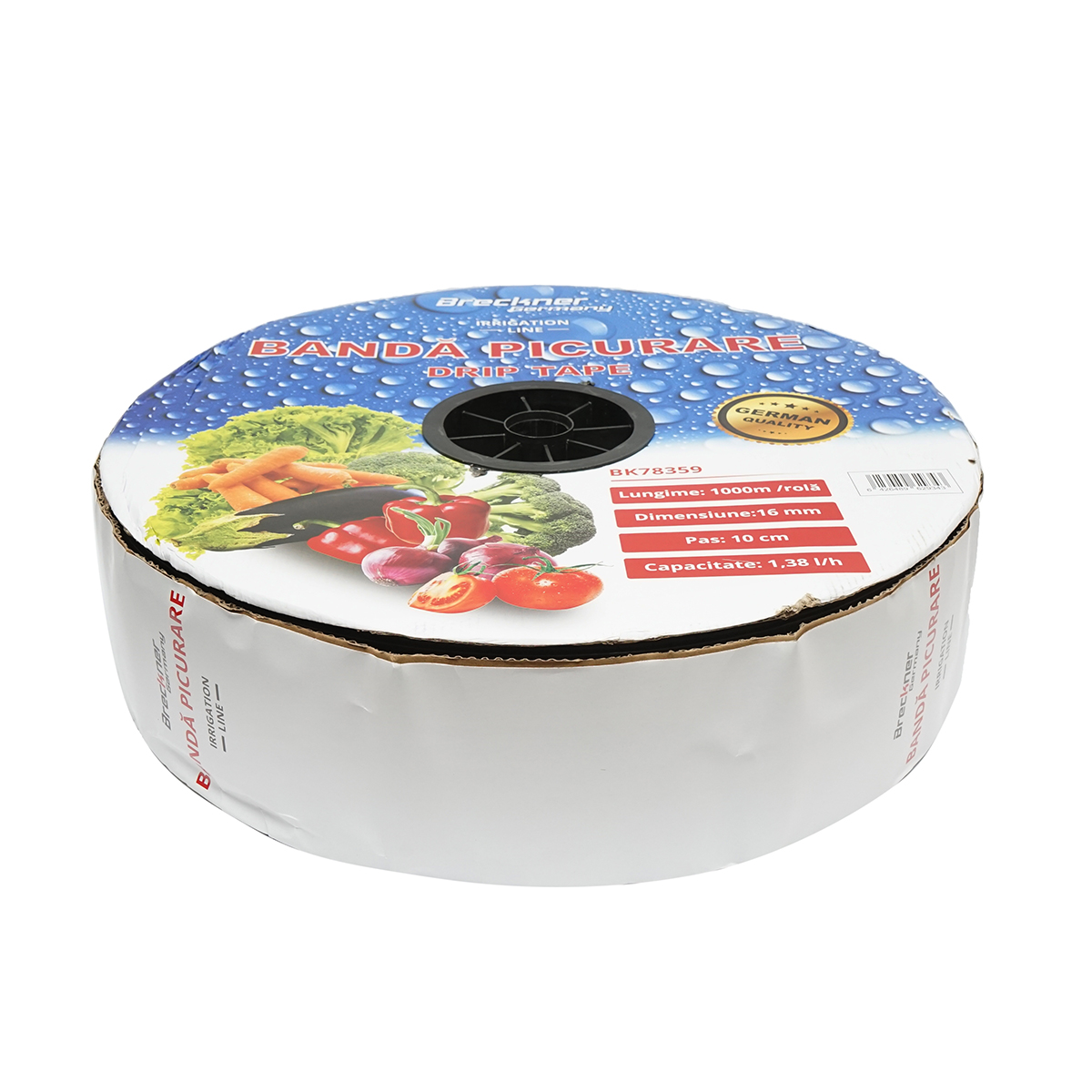 Banda picurare apa, rola 1000M 1.38L/H, D16mm. pas 10cm Breckner Germany - imagine 5