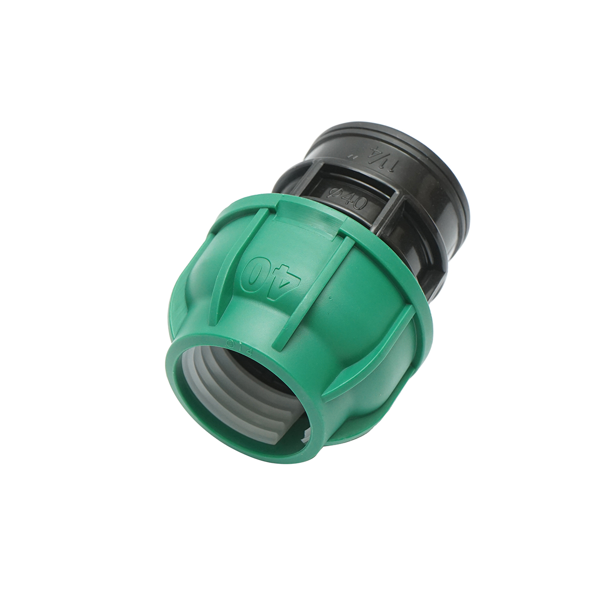 Racord compresiune cu filet interior D40mmx1-1/4 toll, PN10 bar pentru sisteme de irigatii - imagine 4