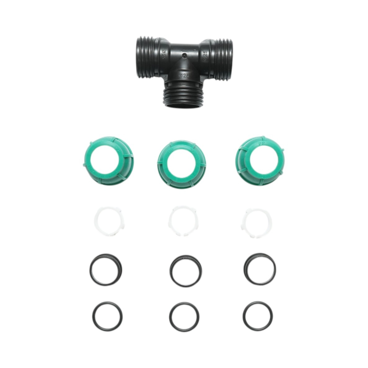 Teu compresiune egal 25x25x25mm, PN16 bar pentru sisteme de irigatii - imagine 5