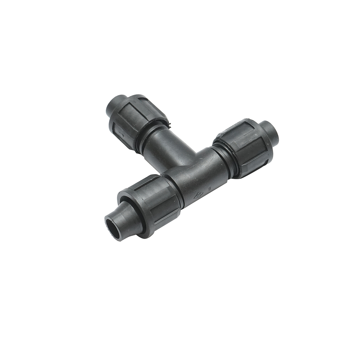 Teu egal conector banda picurare 17x17x17mm pentru sisteme de irigatii - imagine 3