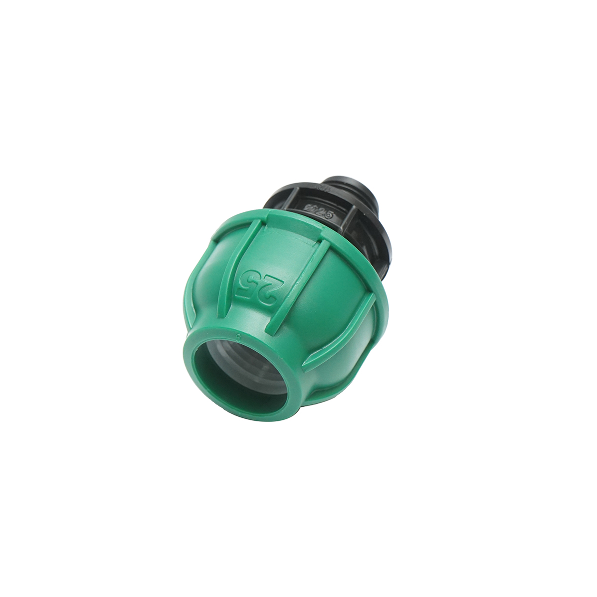 Racord compresiune cu filet exterior D25mmx1/2 toll, PN10 Bar pentru sisteme de irigatii - imagine 3