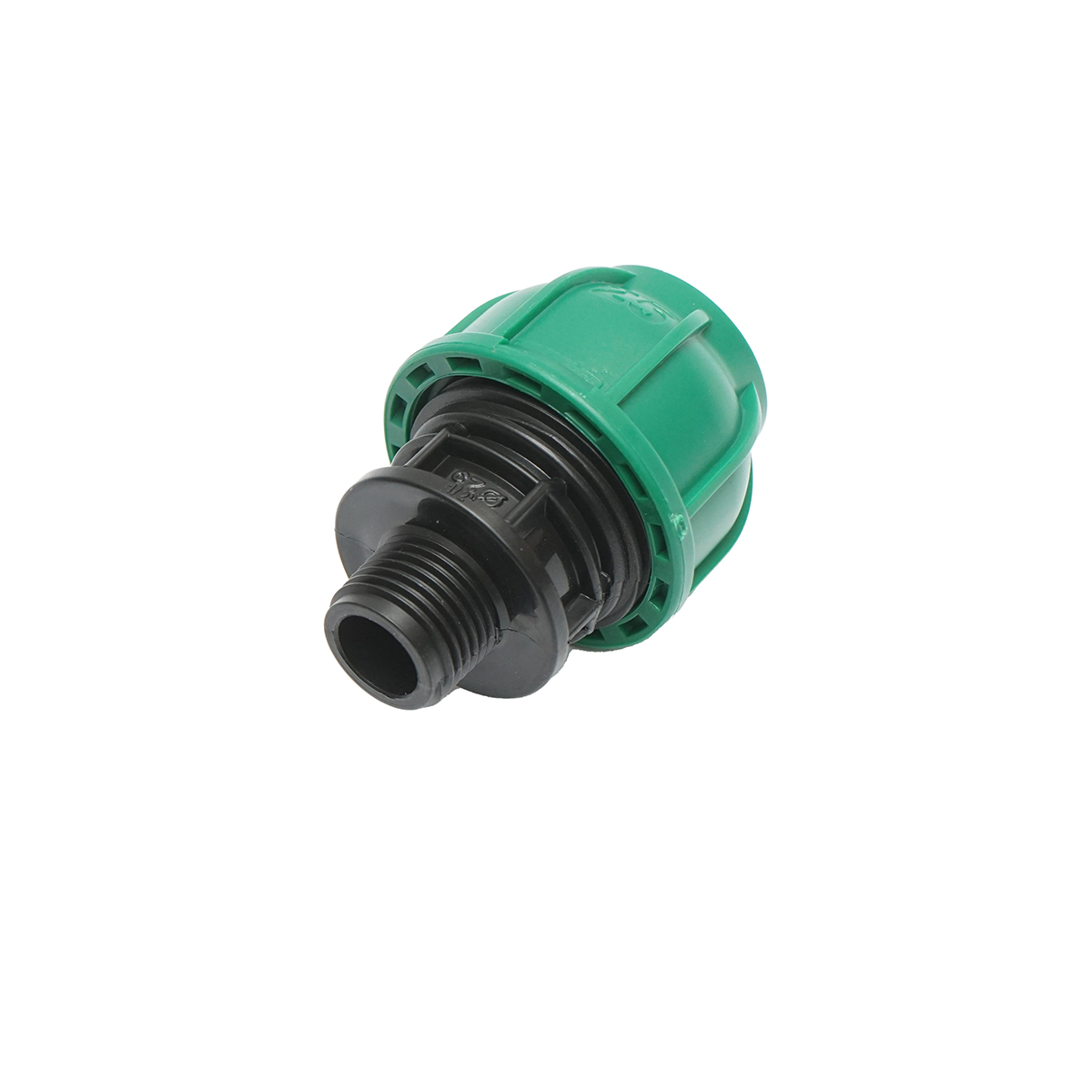 Racord compresiune cu filet exterior D25mmx1/2 toll, PN10 Bar pentru sisteme de irigatii - imagine 2