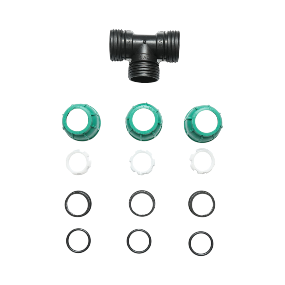 Teu compresiune egal 32x32x32mm, PN16 bar pentru sisteme de irigatii - imagine 5