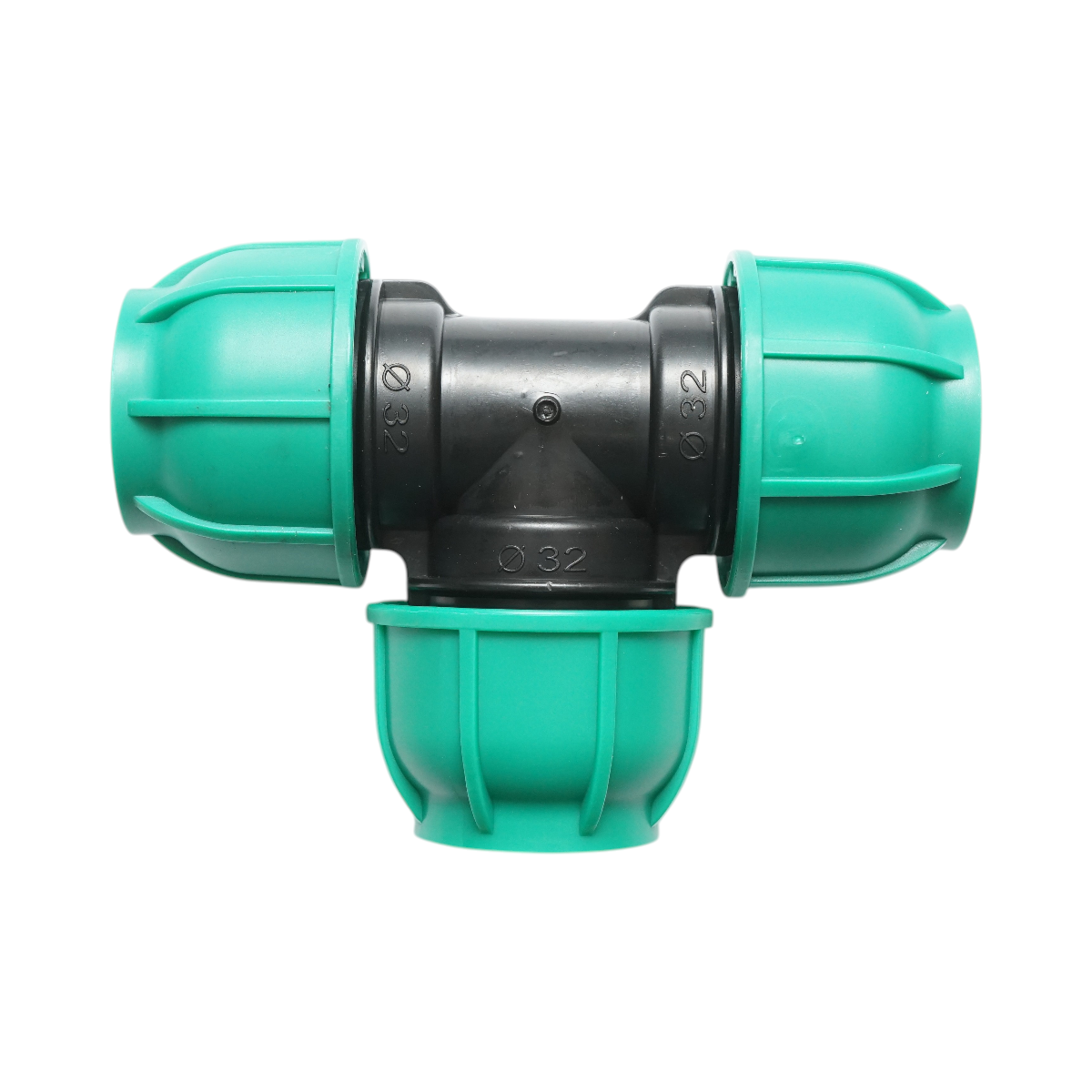 Teu compresiune egal 32x32x32mm, PN16 bar pentru sisteme de irigatii