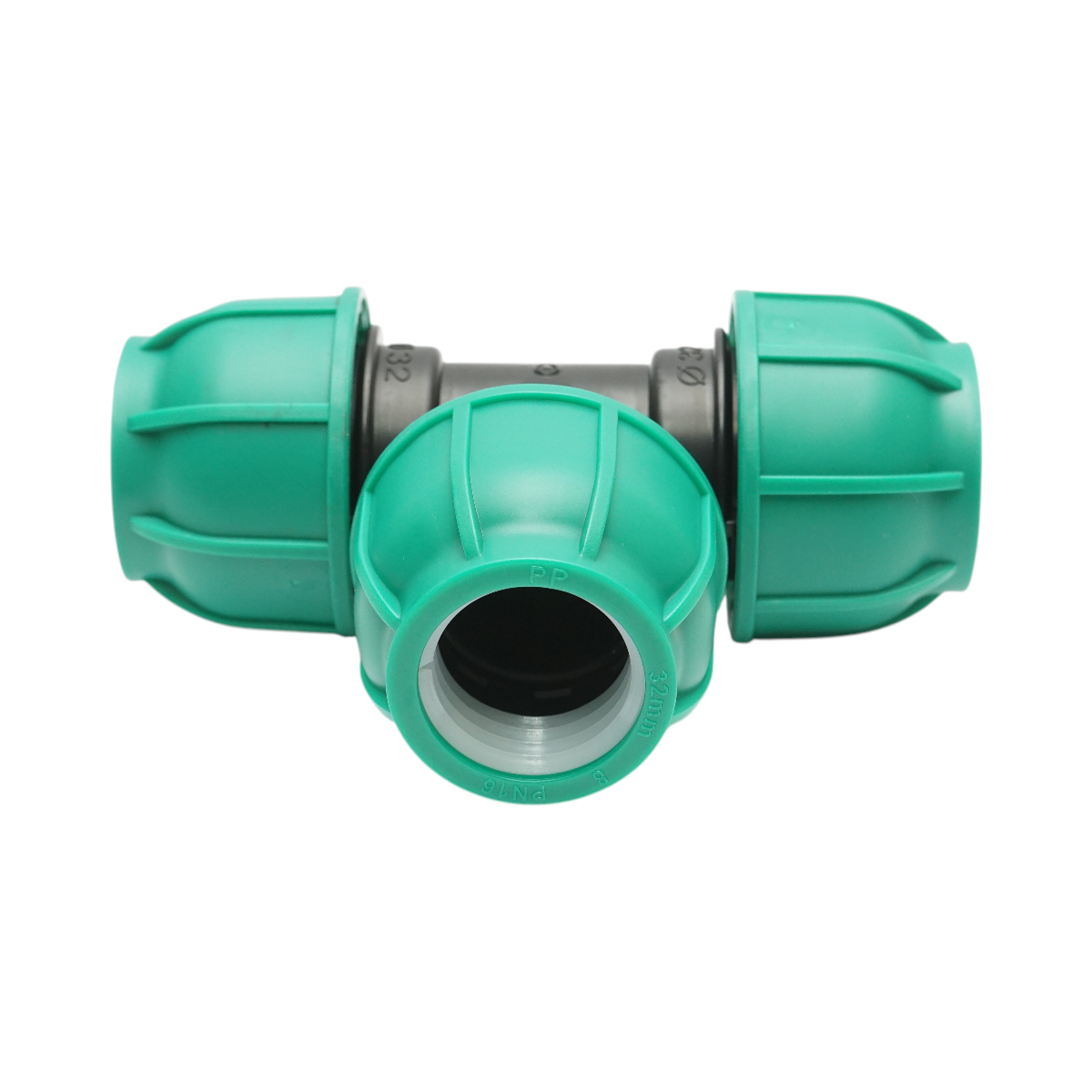 Teu compresiune egal 32x32x32mm, PN16 bar pentru sisteme de irigatii - imagine 4