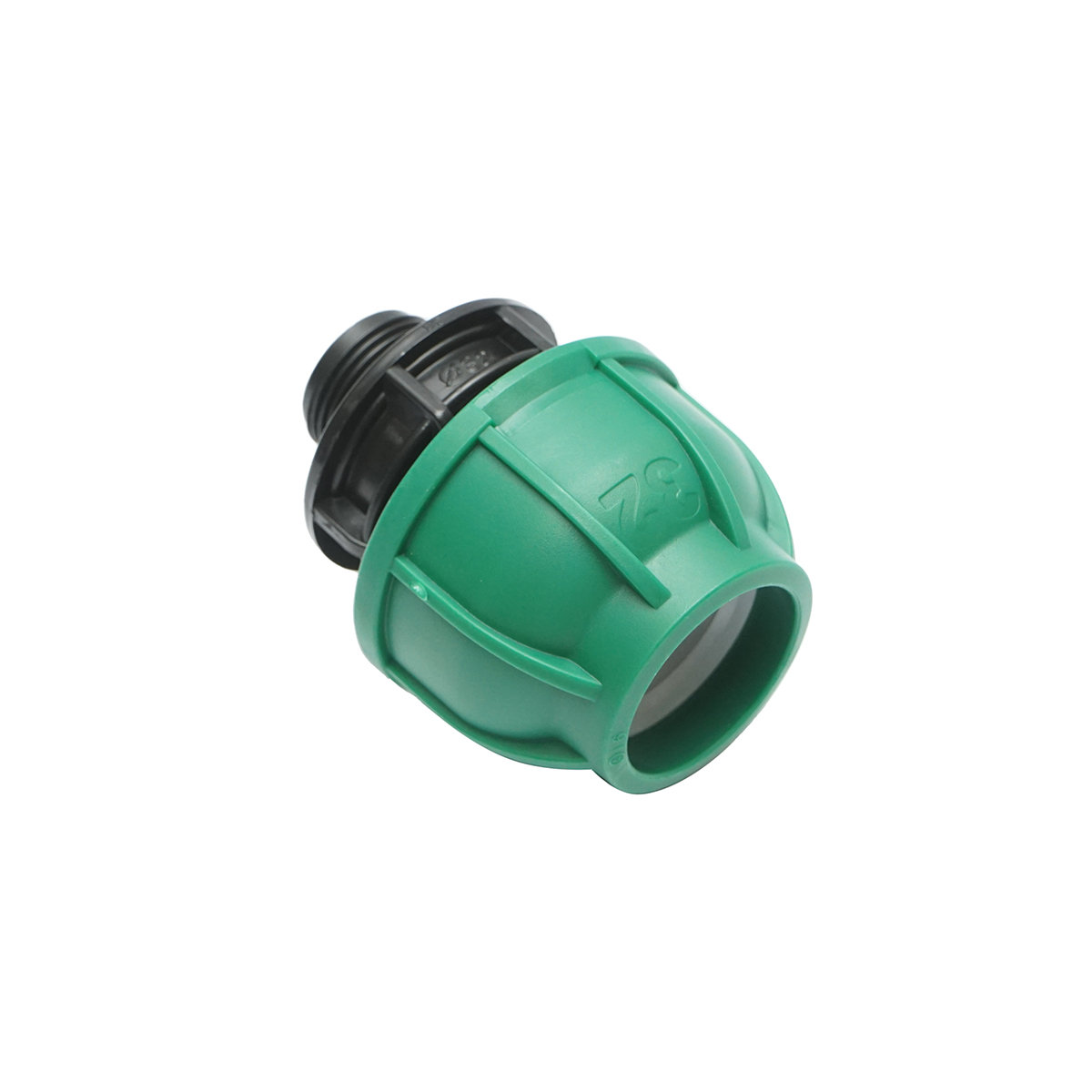 Racord compresiune cu filet exterior D32mmx3/4 toll, PN10 Bar pentru sisteme de irigatii - imagine 3