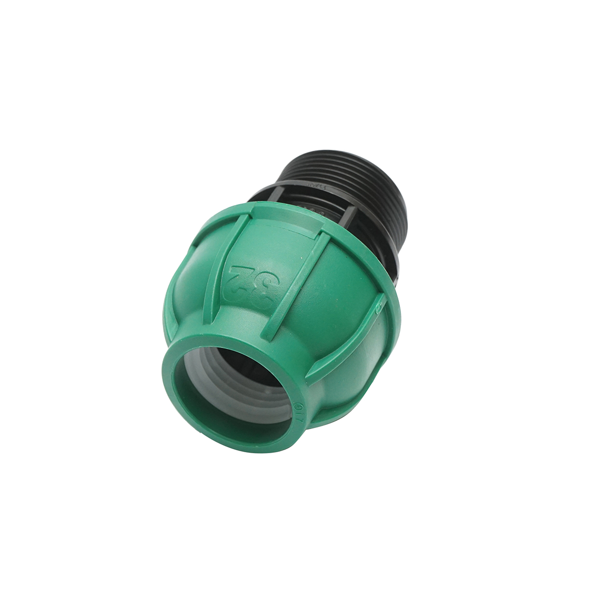 Racord compresiune cu filet exterior D32mmx1-1/4 inch, PN10 bar pentru sisteme de irigatii - imagine 2